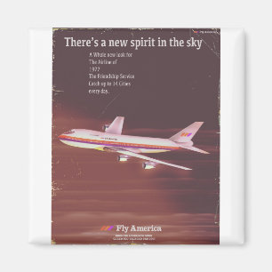 1977 Vintages Airliner-Poster Magnet