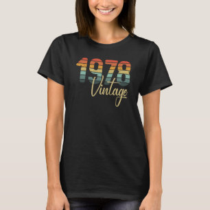 1978 Alle Originalteile B Tag Vintag Retro Sonnenu T-Shirt