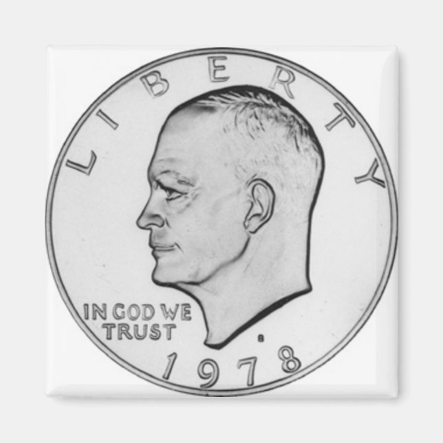 1978 Dollar, Eisenhower, Produkte Magnet (Vorne)