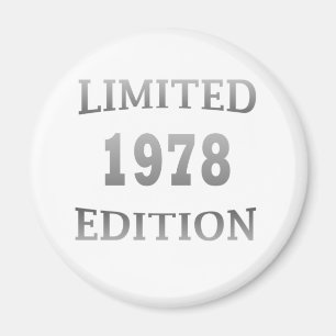 1978 Geburtsgeschenk zum Geburtstag Magnet