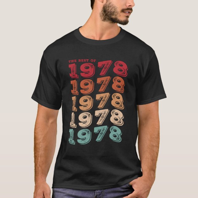 1978 Legende für 45 45. T-Shirt (Vorderseite)