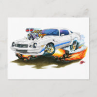 1979-81 Camaro Z28 White-Blue Car