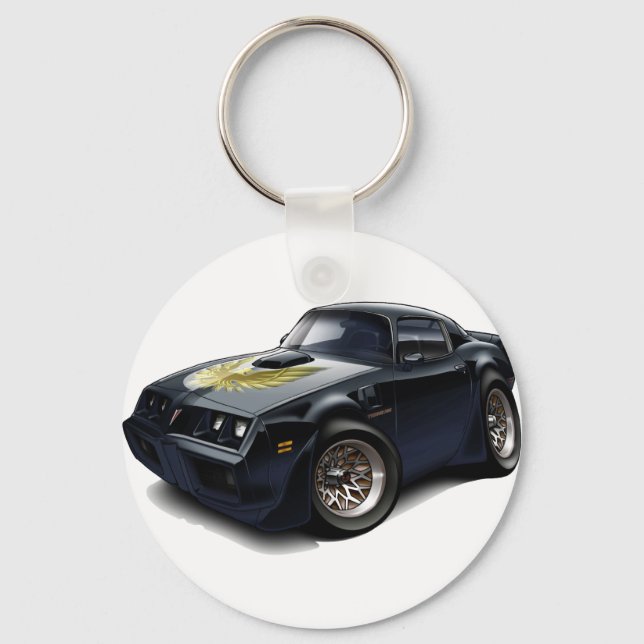 1979-81 Trans Am Black Car Schlüsselanhänger (Vorderseite)