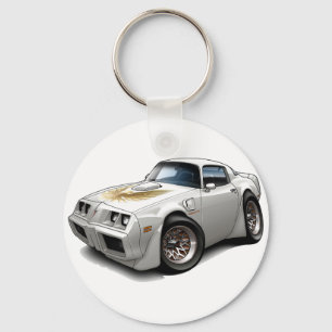 1979-81 Trans Am White Car Schlüsselanhänger