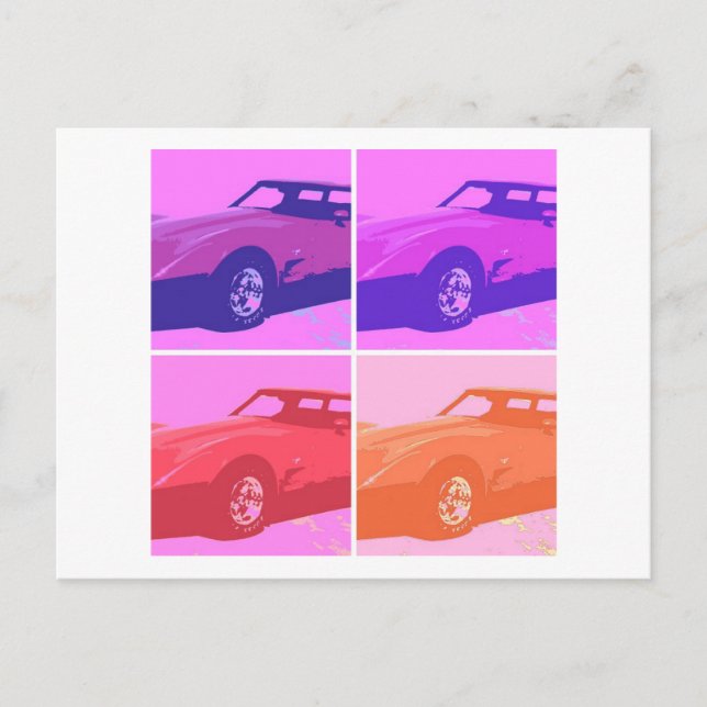 1979 Classic Cars Postkarte (Vorderseite)