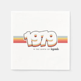1979 Die Geburt von Legenden Serviette