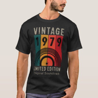 1979 Original Soundtrack 45. Geburtstag Musichem b T-Shirt