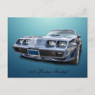 1979 PONTIAC FIREBIRD POSTKARTE