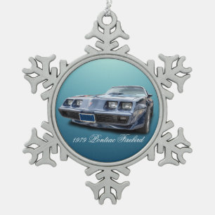1979 PONTIAC FIREBIRD SCHNEEFLOCKEN Zinn-Ornament