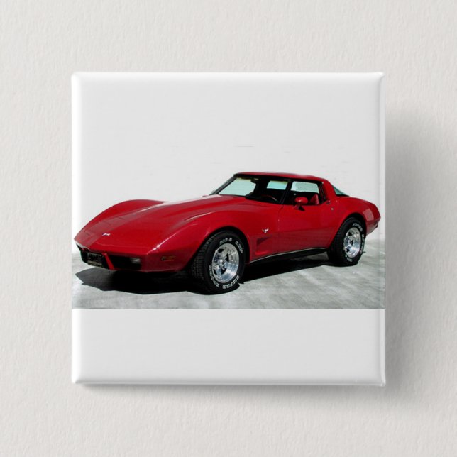 1979 Red Classic Car Button (Vorderseite)