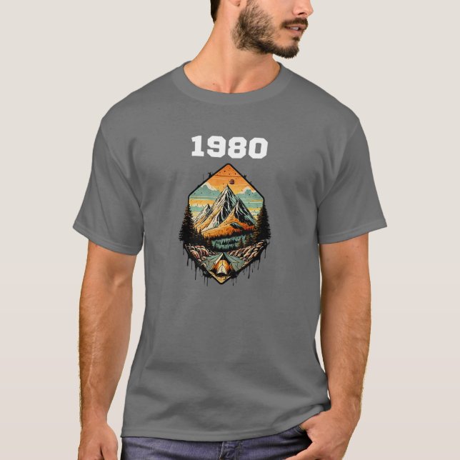 1980 Abenteuer T-Shirt (Vorderseite)