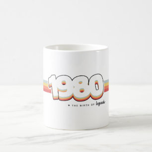 1980 Die Geburt von Legenden Kaffeetasse