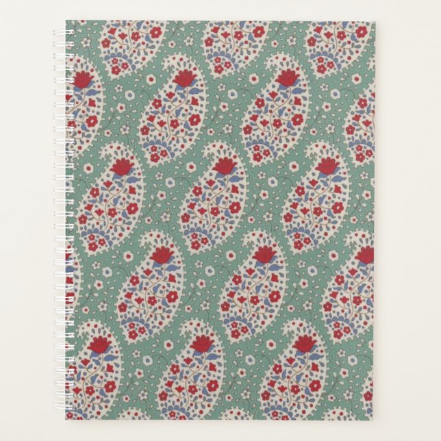 1980 Floral and Green Paisley/Teardrop (Devant)
