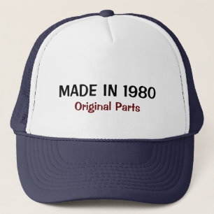 1980 hergestellt, Original Parts Trucker Hat Truckerkappe