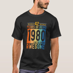 1980 Limited Edition 42 Jahre Phantastisch T-Shirt