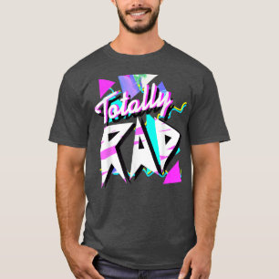 1980er-Jahre-Total-Krass-Rosa-Tiger-Candy-Stripe-v T-Shirt
