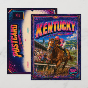 1980er Kentucky Postkarte 80er Retro