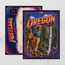 1980er Oregon Postkarte 80er Retro