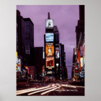 1980er Zeitrafferfoto, Times Square New York City