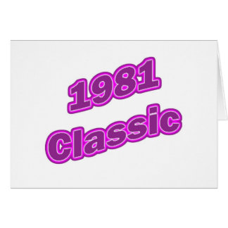 1981 klassisches Lila