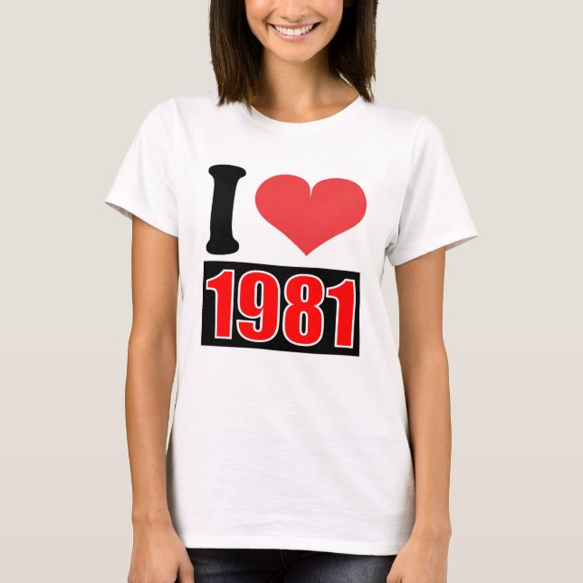 1981 - T - Shirt (Vorderseite)