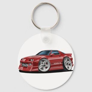 1982-92 Camaro Maroon Car Schlüsselanhänger