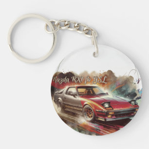 1982 Mazda RX7 fb Acryl-Schlüsselanhänger Schlüsselanhänger