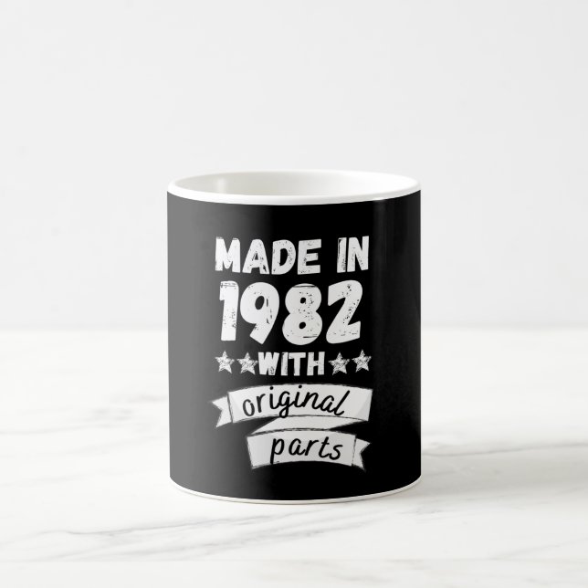 1982 mit Originalteilen hergestellt, Kaffeetasse (Mittel)