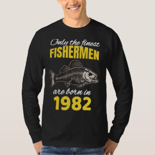 1982 sind die 40. Geburtstagsfischer Geboren T-Shirt