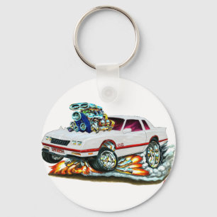 1983-88 Monte Carlo Weißer Wagen Schlüsselanhänger