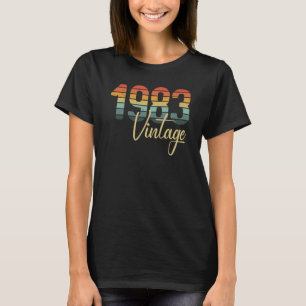 1983 Alle Originalteile B Tag Vintag Retro Sonnenu T-Shirt