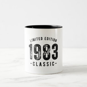 1983 klassisches Geburtsjahr Zweifarbige Tasse