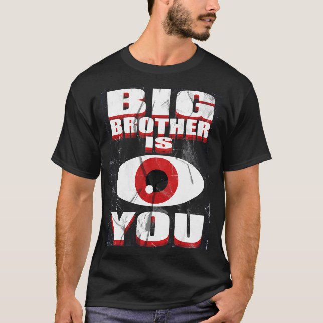 1984 Big Brother is Watching You Shirt ( Men's ) (Vorderseite)