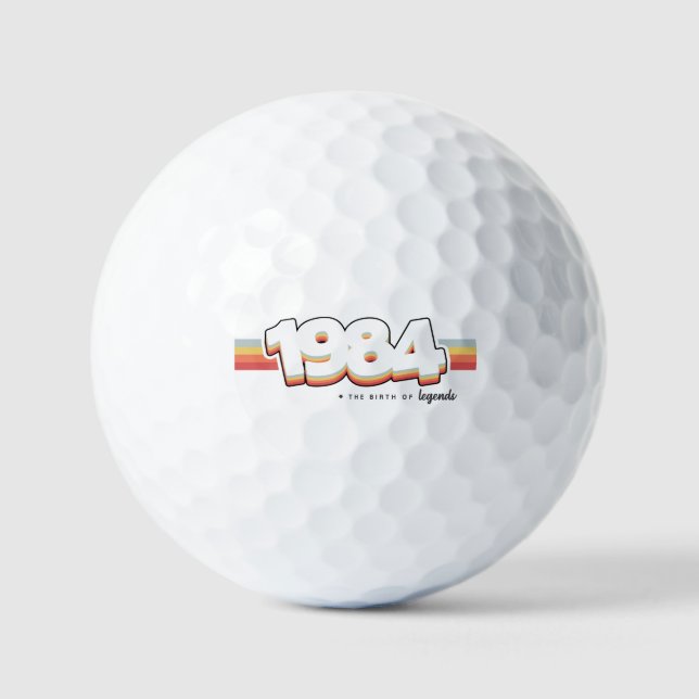 1984 Die Geburt von Legenden Golfball (Vorderseite)