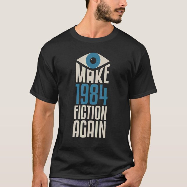 1984 Fiktion wieder Libertarian Big Brother 2 T-Shirt (Vorderseite)