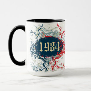 1984 Geburtstag oder Seit 1984 oder Made 1984 Tasse