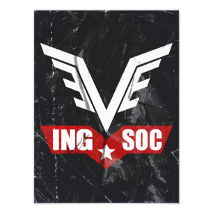 1984 INGSOC Parteisymbol Poster