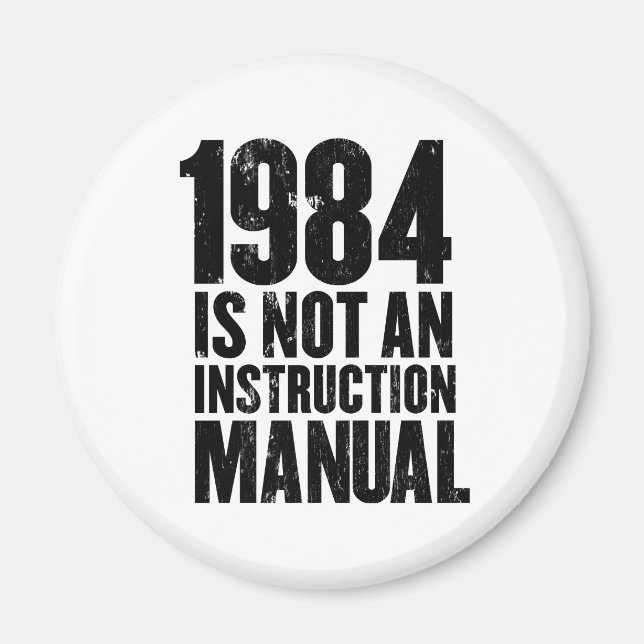 1984 ist kein Handbuch für die Anleitung Magnet (Vorne)