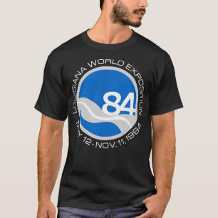 1984 Louisiana World Exposition Icon with Dates T T-Shirt