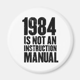 1984 n'est pas un aimant de manuel d'instruction