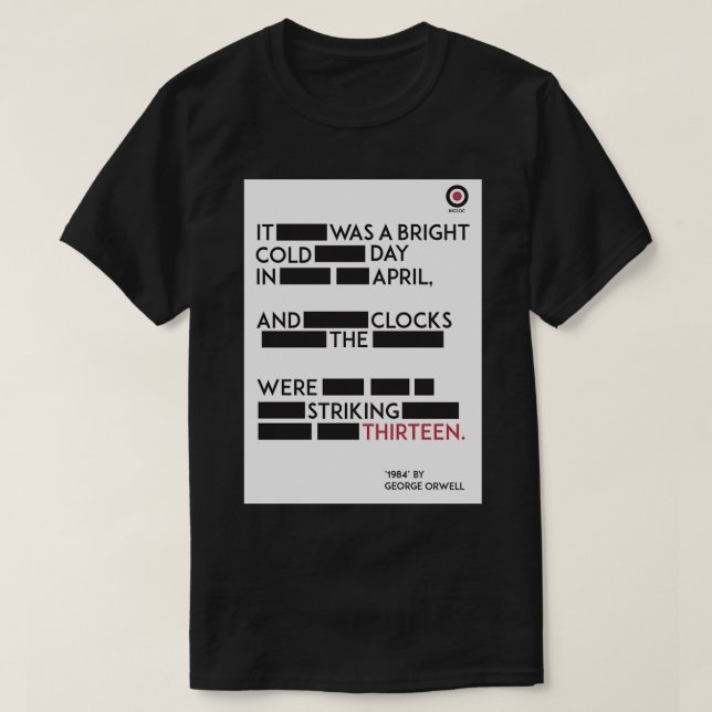 1984 Redact T-Shirt (Design vorne)