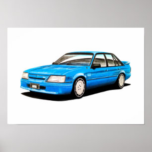 1984 VK Holden Flottenadmiral SS durch CarsinArt Poster