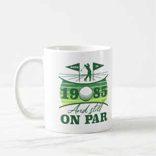 1985 40. Birthday Golf Spaß Kaffeetasse