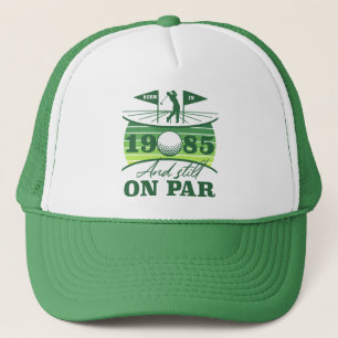 1985 40. Birthday Golf Spaß Truckerkappe