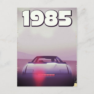 1985 Vintages Supercar-Poster Postkarte