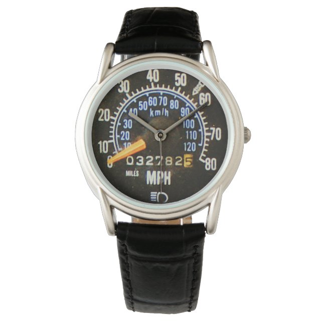 1986 Classic Truck - Big Rig Speedometer Armbanduhr (Vorderseite)