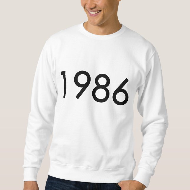 1986 SWEATSHIRT (Vorderseite)