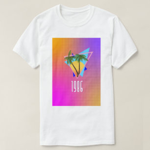 1986 tropisches Paradies T-Shirt