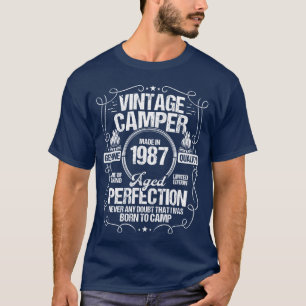 1987 Camper Berge Scout Pfadfinder Camping 1987 T-Shirt