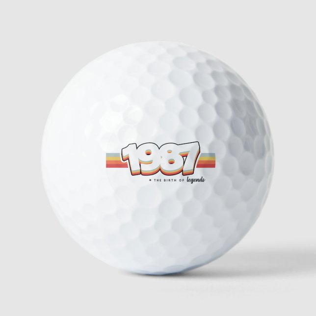 1987 Die Geburt von Legenden Golfball (Vorderseite)